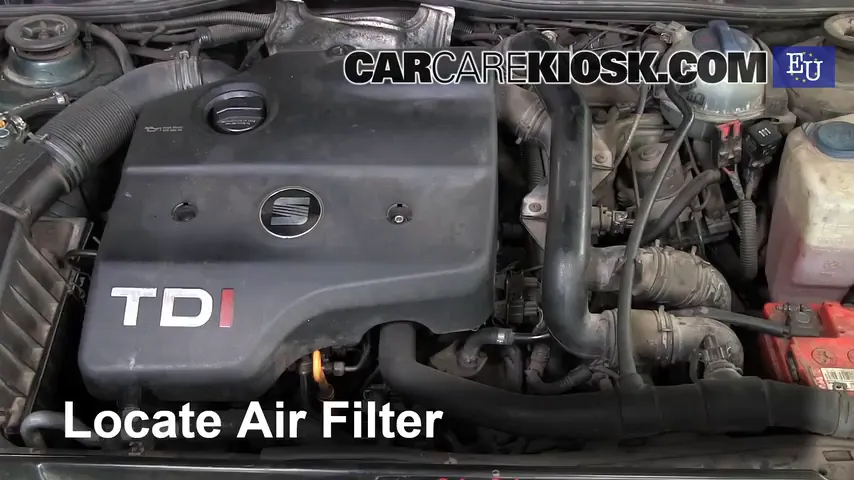 1998 SEAT Toledo TDI SE 1.9L 4 Cyl. Turbo Diesel Air Filter (Engine)